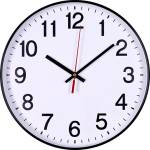 Office products Стенен часовник DONAU 34 cm черен U13223411-05 (U13223411-05)