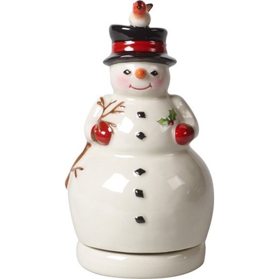 Villeroy & Boch Nostalgic Melody otáčející se sněhulák s hracím mechanismem 15 cm 14-8640-6303