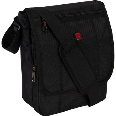 Pánská taška přes rameno černá ME-5043 TRAVEL' N ' MEET – Zboží Mobilmania