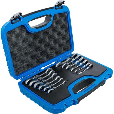 BGS technic Sada ráčnových očkoplochých klíčů krátké kloubové 8 - 19 mm 12dílná BGS 6543