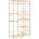 vidaXL Закачалка за дрехи с рафтове 100x50x184, 5 см, бамбук (4008920)