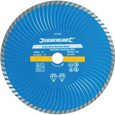 Silverline Diamantový řezný kotouč 230 × 22,23 mm 633588