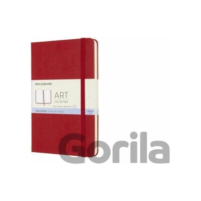 Moleskine Skicár M červený tvrdé dosky