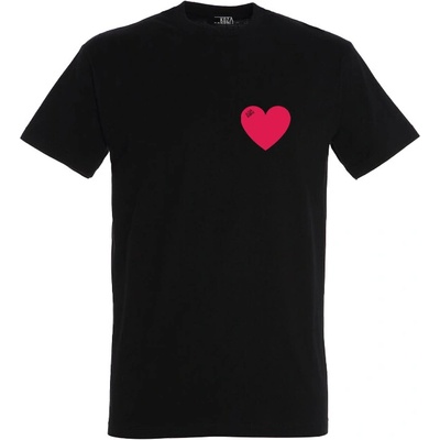 Koza Bobkov tričko Heart small čierna