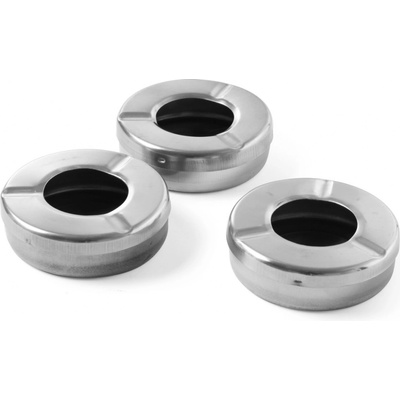 Hendi Popelník s víkem sada 3ks. 440490 inox