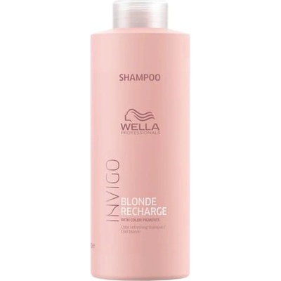 Wella Invigo Blonde Recharge Шампоан за руса коса Студено русо 1000 мл