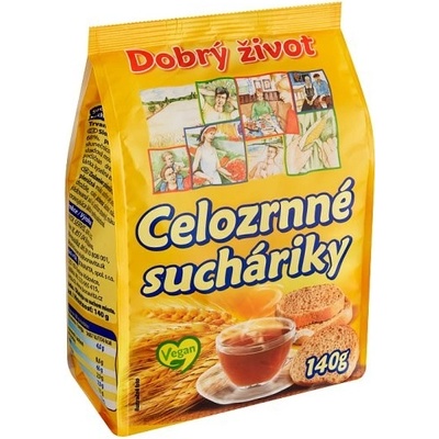 Dobrý Život Sucháriky celozrnné 140 g
