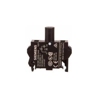 Siemens AG LED block holder white 24V AC-DC housing mounting spring mount SIRIUS ACT 3SU1401-2BB60-3AA0