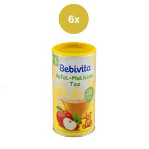 Bebivita инстантен чай ябълка-пъпеш 6м+ 6 x 200г