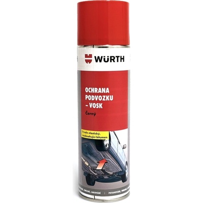 WÜRTH VOSK OCHRANU PODVOZKU černý - 500 ml