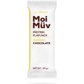 GymBeam MoiMüv Protein Flapjack 90 g банан с шоколад