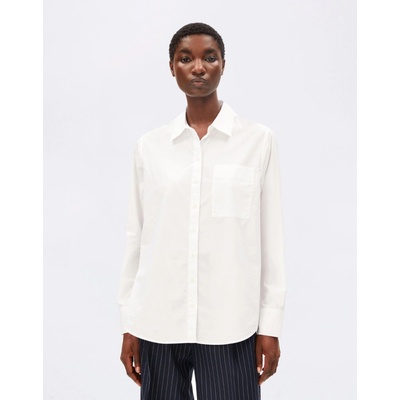Armedangels Loose Poplin Shirt Blouse 188 white
