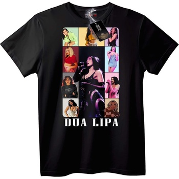 NOONEBRAND Тениска Колаж на Dua Lipa - 2XL, Black