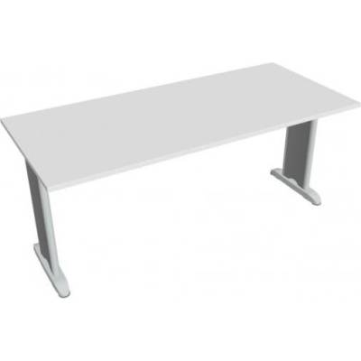 Hobis Rokovací stôl Flex, 180x75,5x80 cm, biely/kov