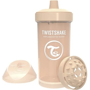 Twistshake Бебешка чаша с накрайник Twistshake Kid Cup - Бежова, 360 ml (78283)