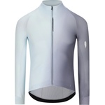 Q36.5 Мъжка фланелка с дълъг ръкав за колоездене Q36.5 Gregarius Hybrid Big Fade Long Sleeve Jersey Cycling jersey - Grisaille Blue (056-3789-0211)