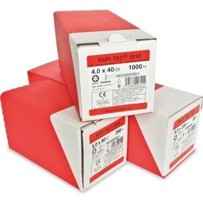 HPM TEC RAPI-TEC 2010 6,0x280/64+R (balenie 100 ks) - stavebné skrutky do dreva, polozávit, pozink, zápustná hlava, TORX T30