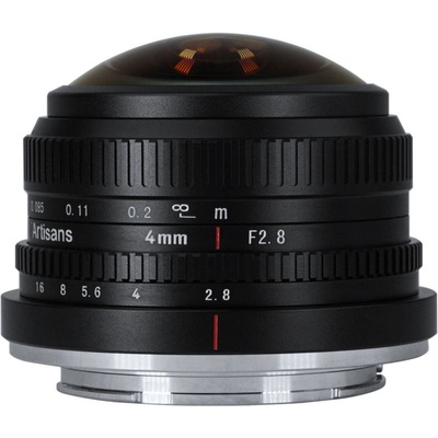 7ARTISANS 4 mm f/2,8 Fisheye Circular pre MFT