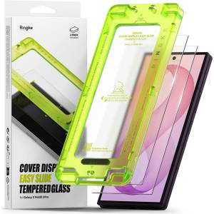 Ringke Стъклен протектор за външен екран Ringke Cover Display Easy Slide Tempered Glass (2 броя в комплект) - Samsung Galaxy Z Fold8 Ultra - Прозрачен