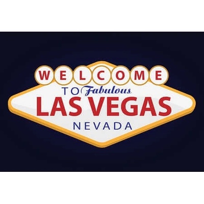 Ceduľa Welcome Las Vegas Nevada