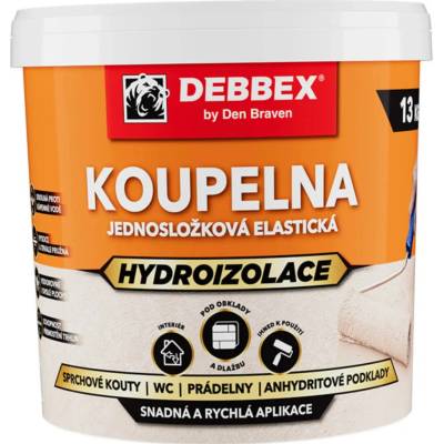 Jednosložková hydroizolace KOUPELNA, 2,5 kg kelímek medově hnědá
