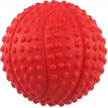 Dog Fantasy loptička basketbal s bodlinami pískacia 5,5 cm