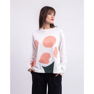 Thinking MU Flower Contrast Emily Tee WHITE