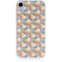 Pouzdro AppleMix BABACO - Apple iPhone 6 Plus / 6S Plus - gumové - čiré - broskvičky;