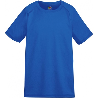 Fruit od the Loom Performance tričko detské s krátkym rukávom modré