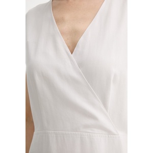 Calvin Klein лятна рокля с добавен лен (LV044F016G)