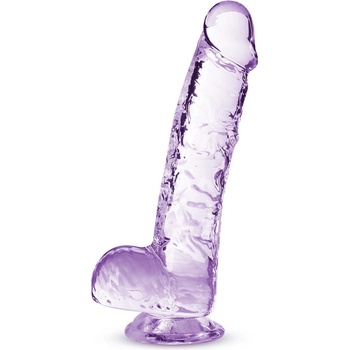 ostatní BlushNaturally Yours 6 Inch Crystalline Dildo Amethyst