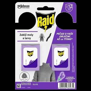Raid Рейд срещу молци (2 бр. /блистер) лавандула