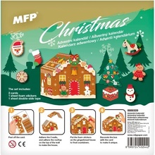 MFP MFP, 8886509, samolepkový adventní kalendář, perníková chaloupka