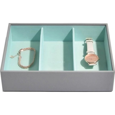 Stackers box na šperky Grey Mint Classic 3 tyrkysová 73546