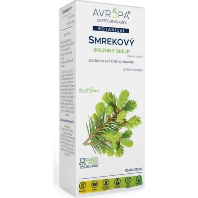 Avropa Smrekový bylinný sirup 200 ml