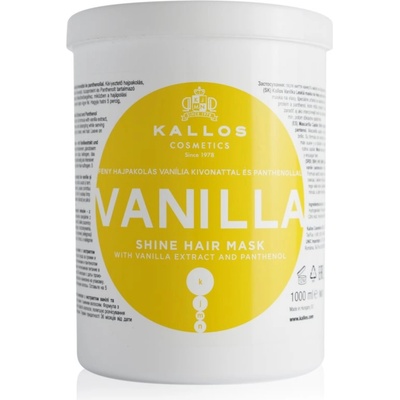 Kallos KJMN Professional Vanilla ревитализираща маска за коса 1000ml