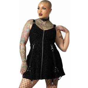 KILLSTAR дамска рокля KILLSTAR - Feelin Purrty - Черен - KSRA006178