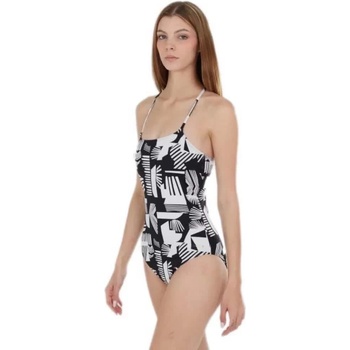 Fundango Бански костюм Fundango Lorida Classic swimsuit - White (Black Pattern)