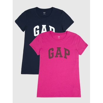 GAP Тениска с лого, 2 броя GAP GAP | Mnogotsveten | ЖЕНИ | XS