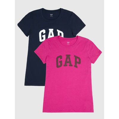 GAP Тениска с лого, 2 броя GAP GAP | Mnogotsveten | ЖЕНИ | XS