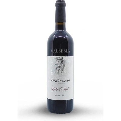 Mrva & Stanko Modrý Portugal Suché Dolné Orešany 14% 0,75 l (čistá fľaša)
