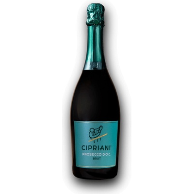 Cipriani Prosecco Brut D.O.C. 12% 0,75 l (čistá fľaša)