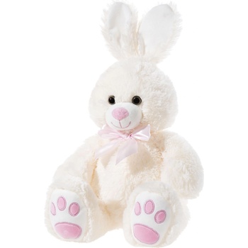 Image 1 of HEUNEC - Плюшено зайче с розова панделка, 50 см. , бежово