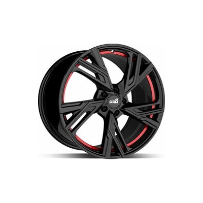 MAM RS5 8.5x20 5x114.3 ET35 black gloss red