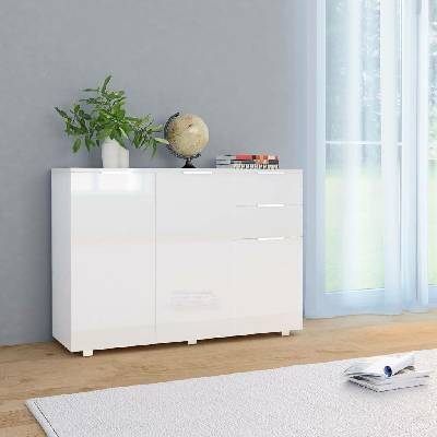 vidaXL 11461.283718 příborník s vysokým leskem 107x35x80,5 cm