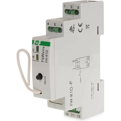 FW-R1D-P - Bezdrôtové multifunkčné relé ON/OFF/impulz/1s-48hod, 85-265V, 16A