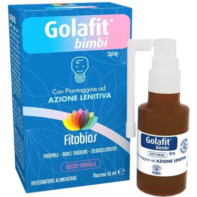 Fitobios Golafit Bimbi Спрей за гърло, 15 ml, Fitobios (430468 FITO)
