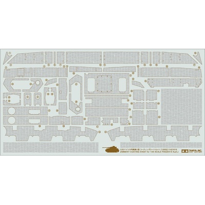 Tamiya Panzer IV Ausf.J Zimmerit Sheet 1:35