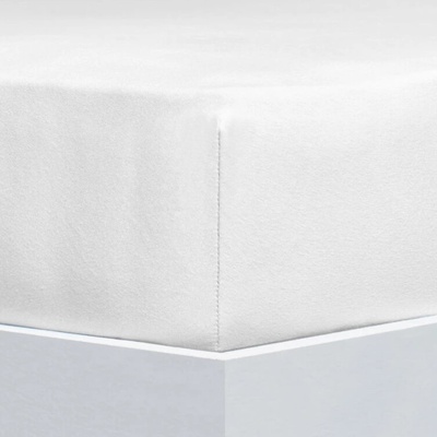 Ložnice21 Prostěradlo Solit Jersey Weiss Bílé 90-100x200