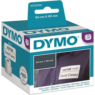 Papírové štítky Dymo 101mm x 54mm, bílé, pro přepravu, 220 ks, 99014, S0722430